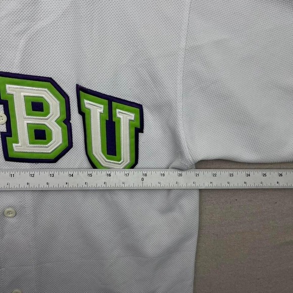 Vintage Y2K FUBU 05 Embroidered White Baseball Jersey - Picture 7 of 8